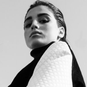 C-Birds Black & White Biker Jacket